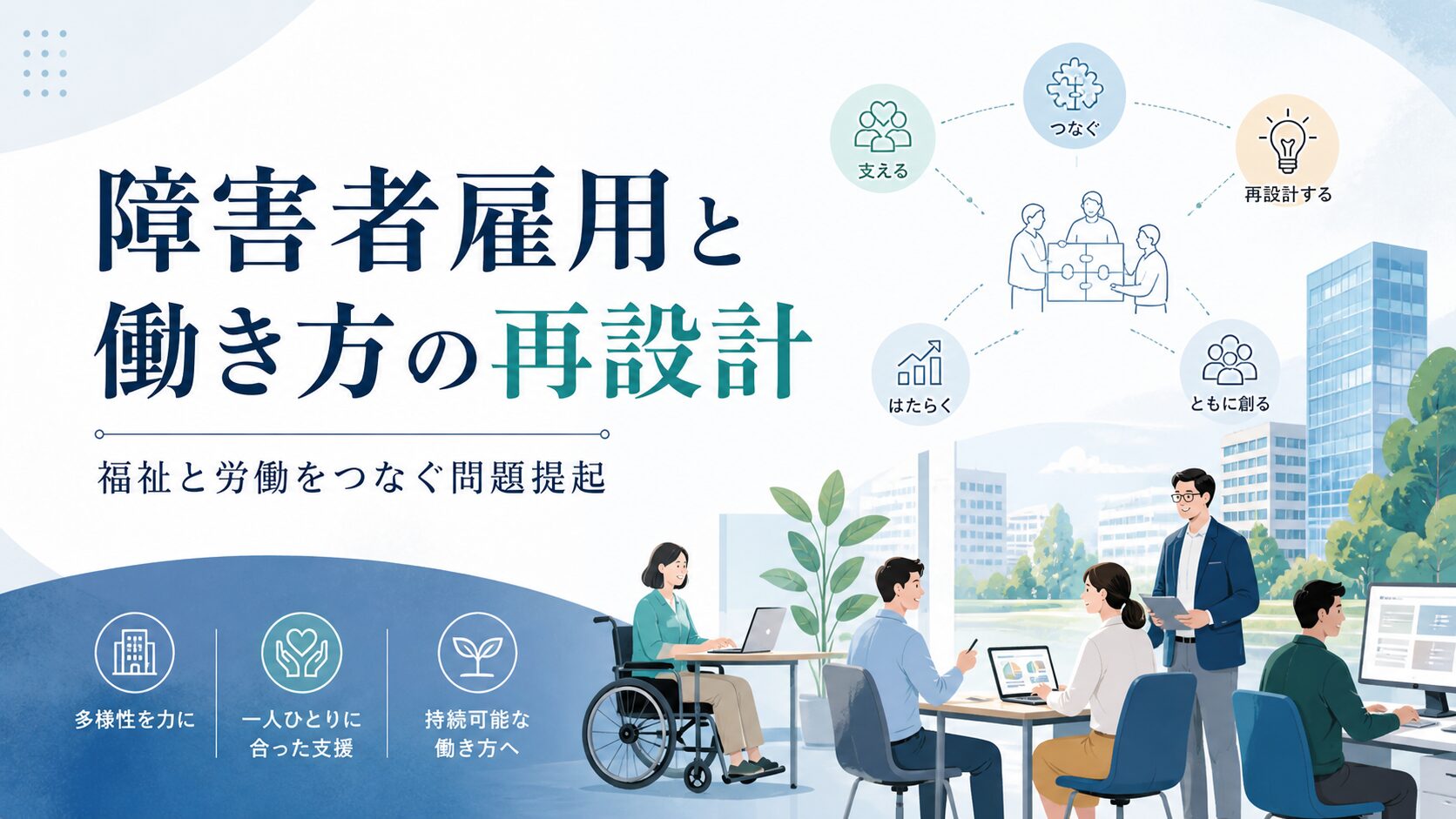 障害者雇用と働き方の再設計｜福祉と労働をつなぐ問題提起