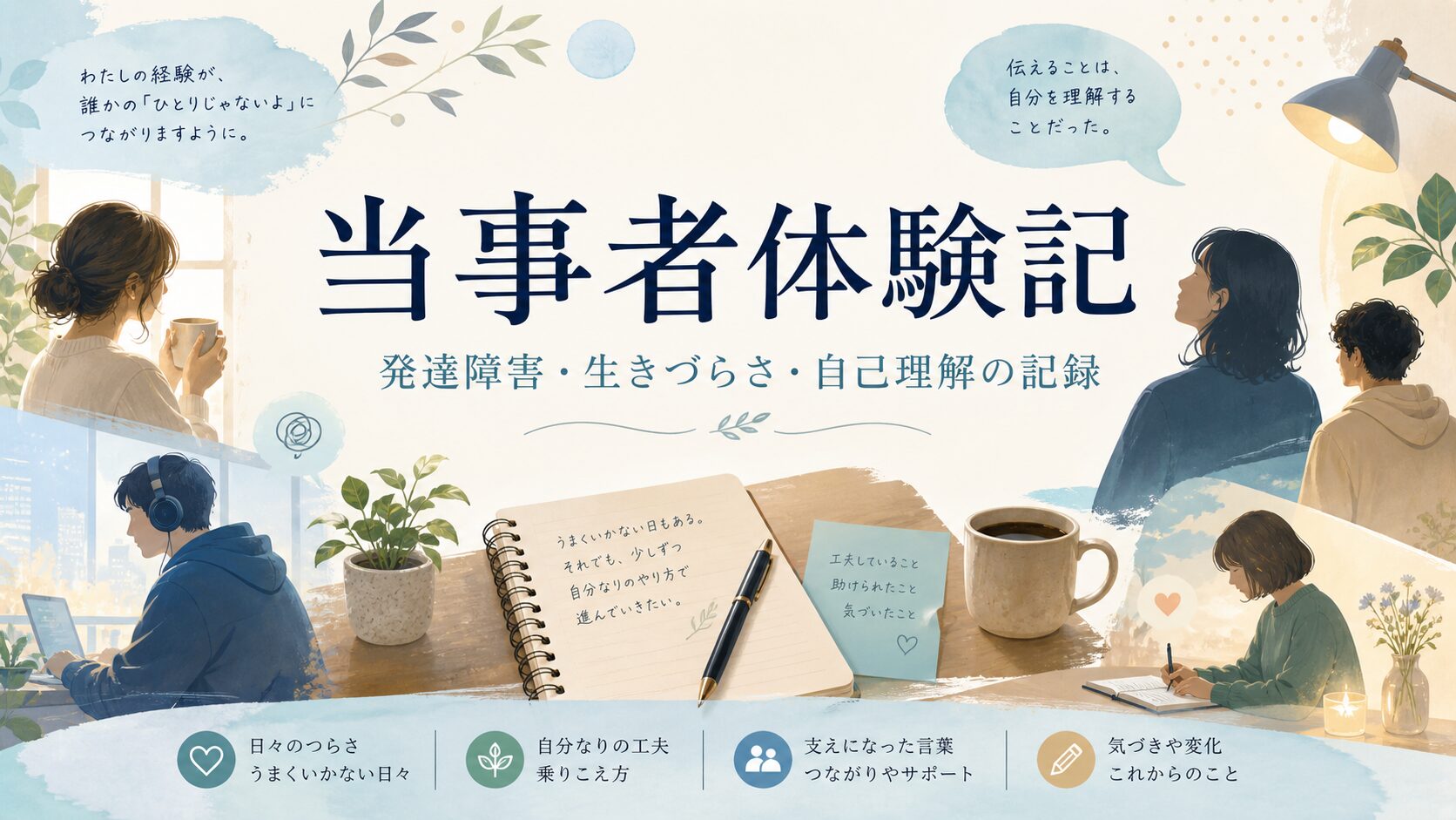当事者体験記｜発達障害・生きづらさと自己理解の記録